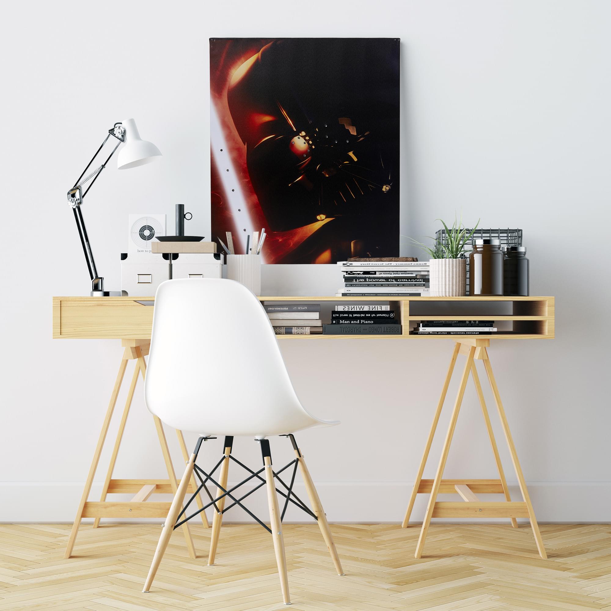 Illuminated Darth Vader Canvas Art - 23.9