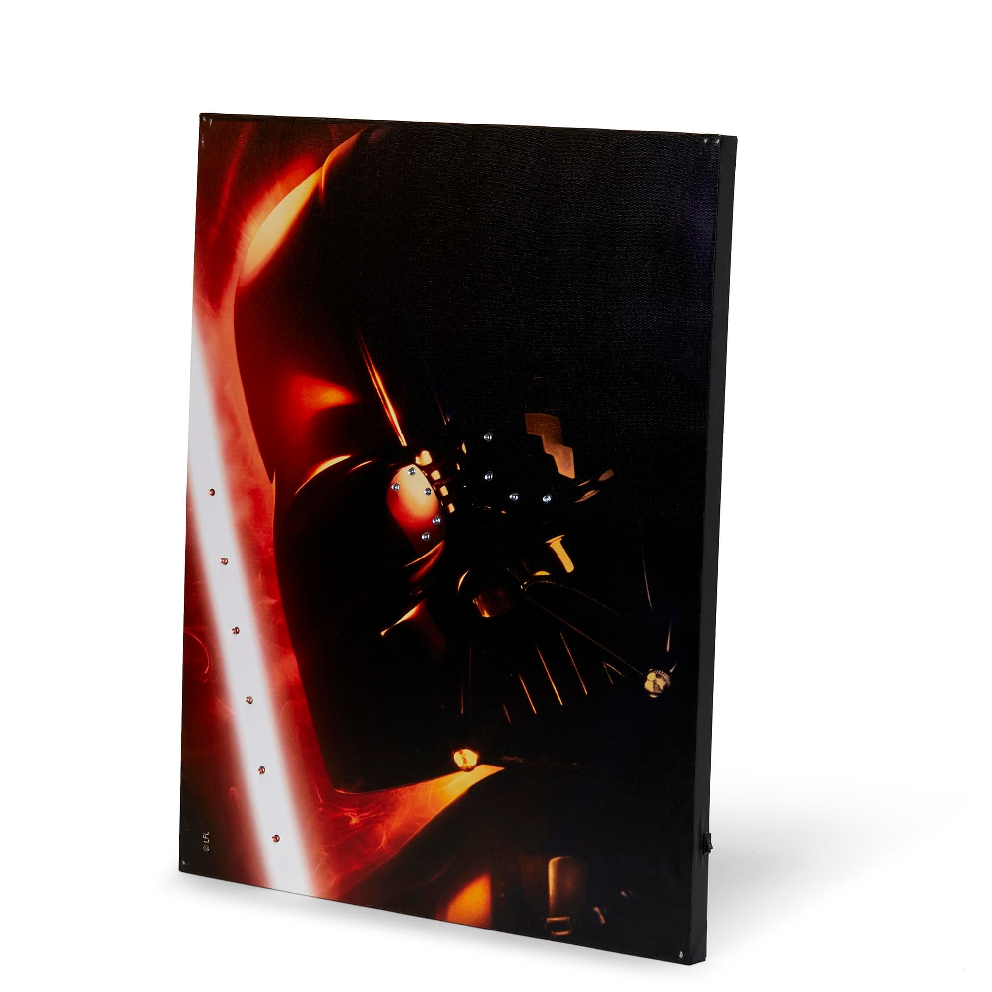 Illuminated Darth Vader Canvas Art - 23.9