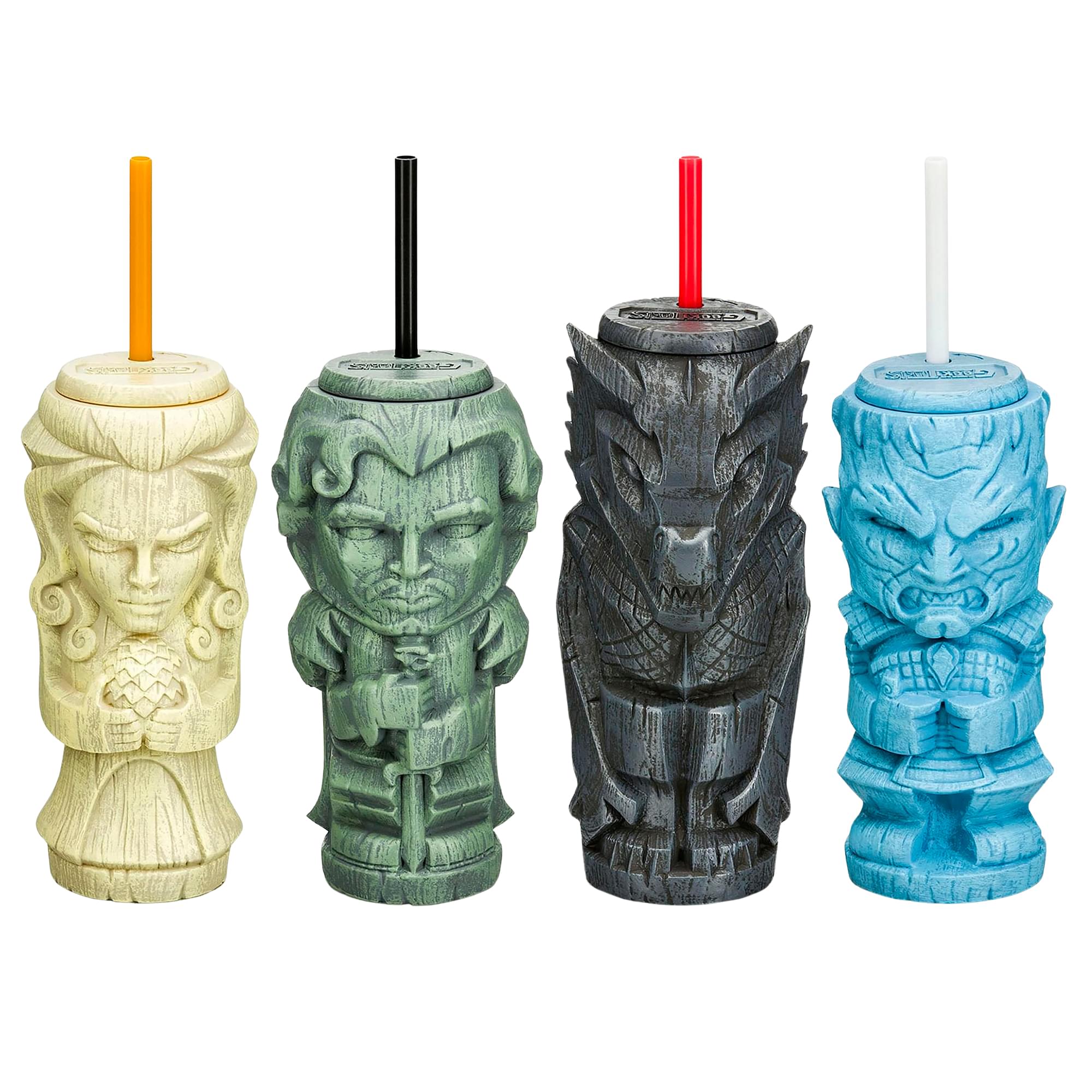Game of Thrones Geeki Tikis 12-Piece Plastic Tumbler Set