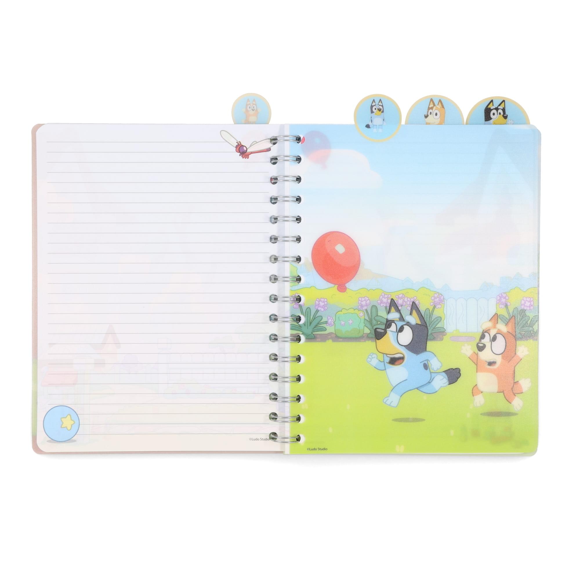 Bluey 4 - Tab Spiral Notebook: Your Adventure Journal