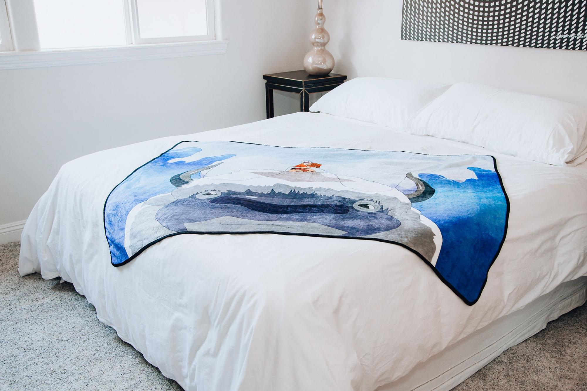 Avatar: The Last Airbender Aang & Appa Fleece Throw - 45x60 Inches