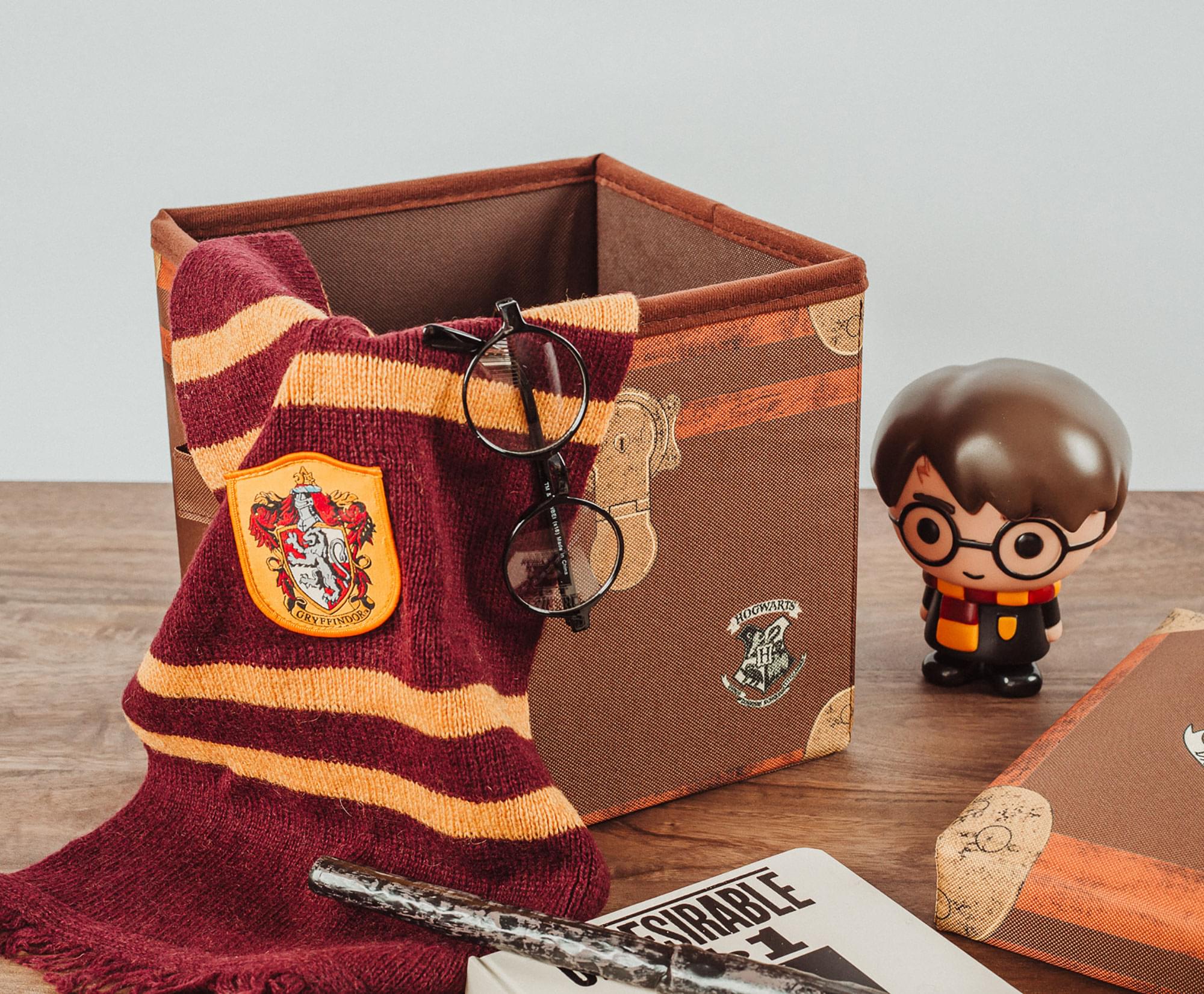10-Inch Harry Potter Hogwarts Storage Bin with Lid
