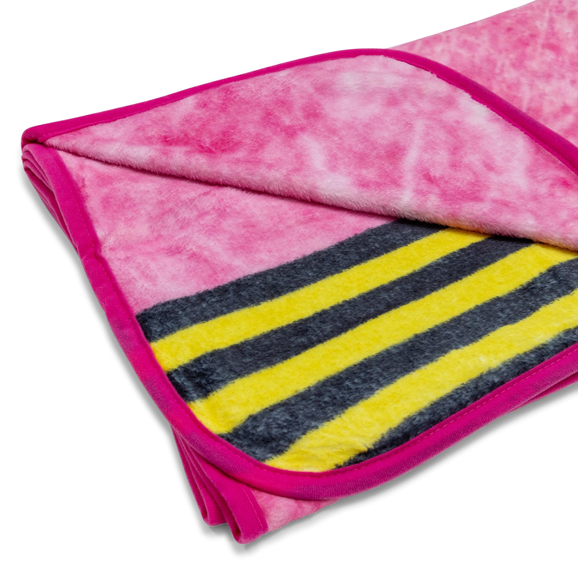 Killer Klowns From Outer Space Cotton Candy Cocoon Cozy Fleece Throw