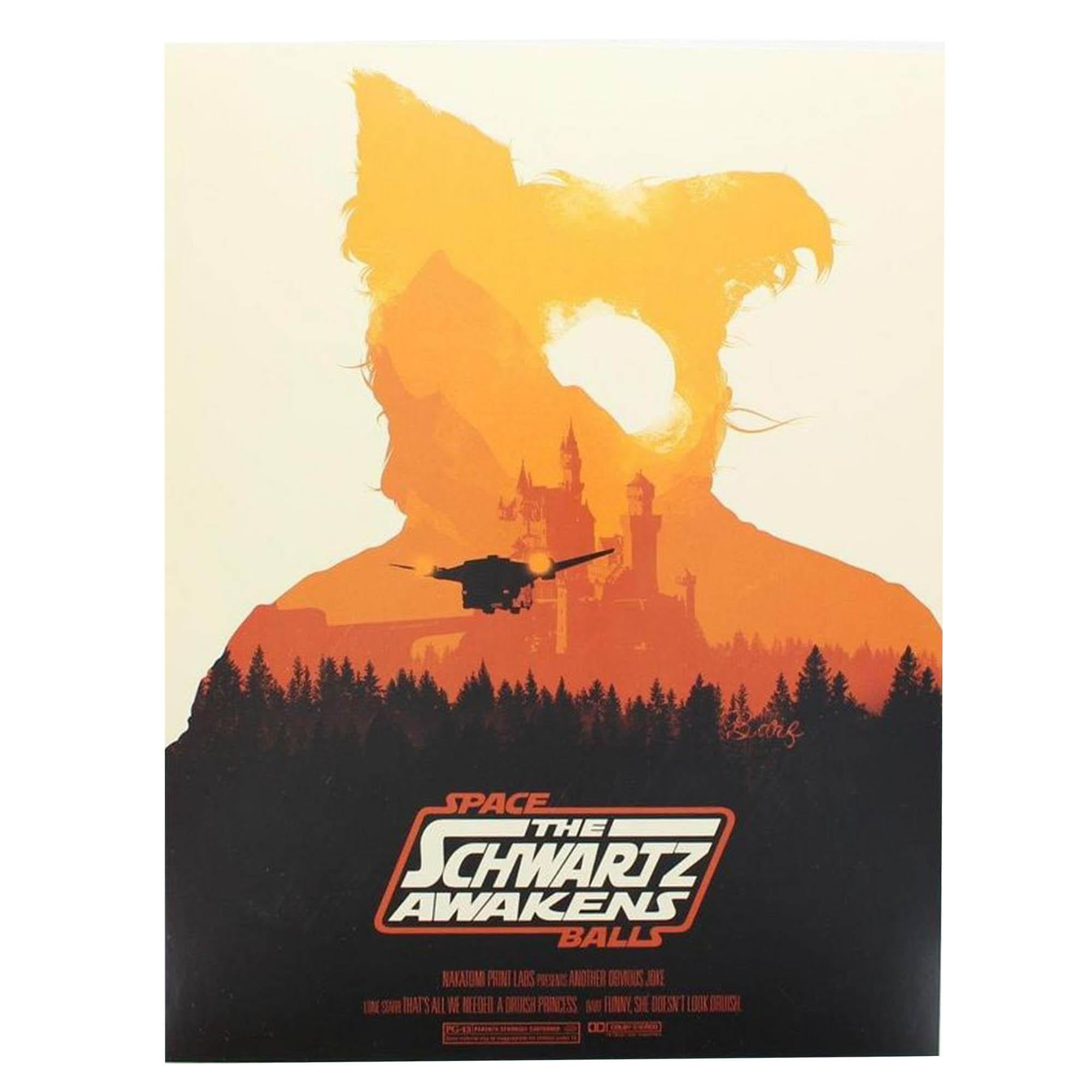 Unleash Your Inner Schwartz with the Spaceballs: The Schwartz Awakens Barf 8x10 Art Print by Joshua Budich