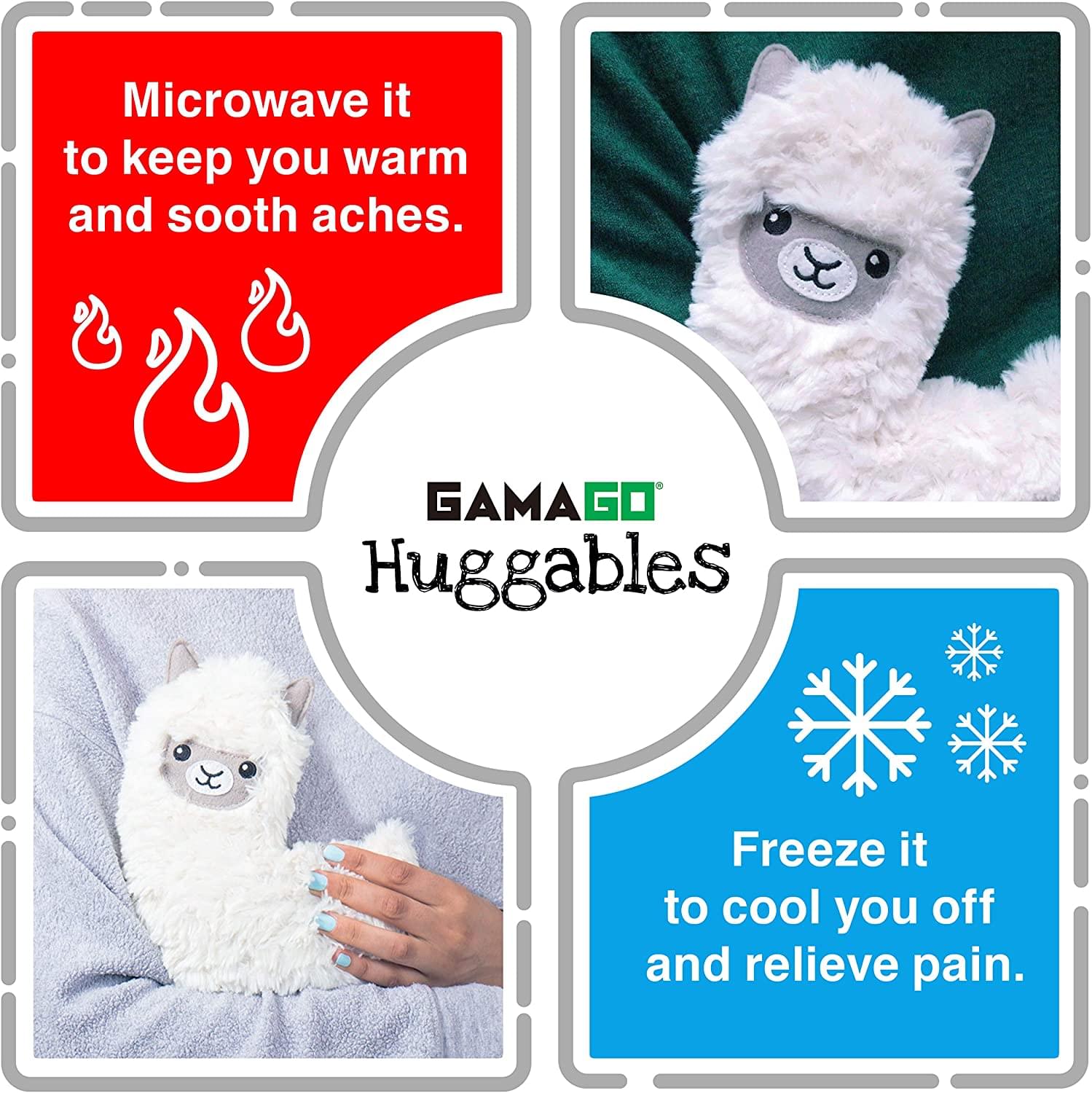 Cozy Llama Heating Pad & Pillow - Your Ultimate Relaxation Companion