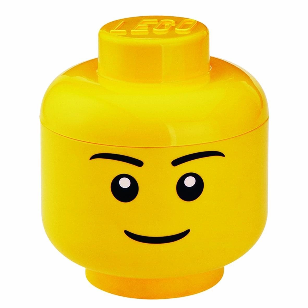 LEGO Boy's Large Storage Container Head - Keep Your Room Organized with a Childhood Icon!