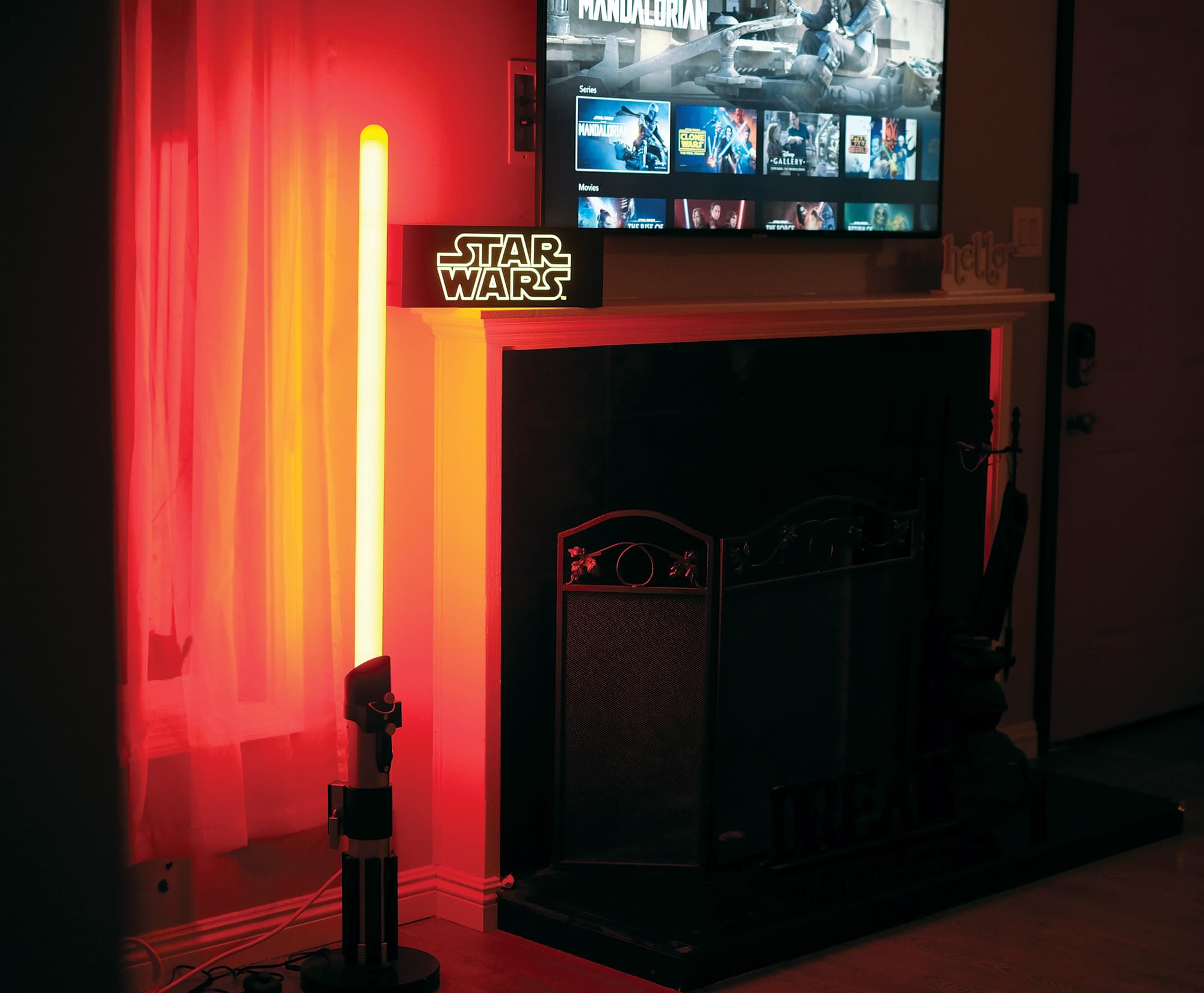 Epic Star Wars Darth Vader 5 - Foot Tall Lightsaber Standing Lamp