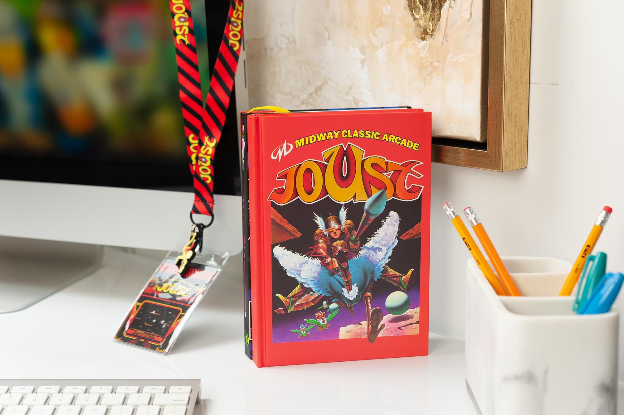 Midway Arcade's Joust Hardcover Ruled Journal with Ribbon Bookmark