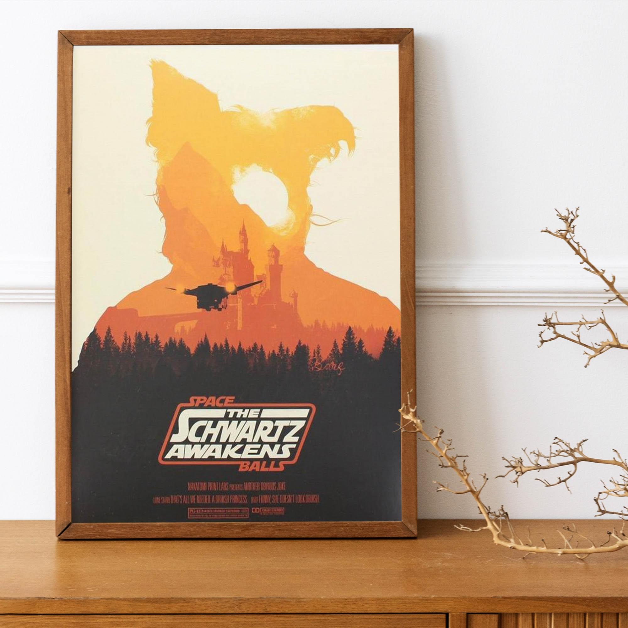 Unleash Your Inner Schwartz with the Spaceballs: The Schwartz Awakens Barf 8x10 Art Print by Joshua Budich
