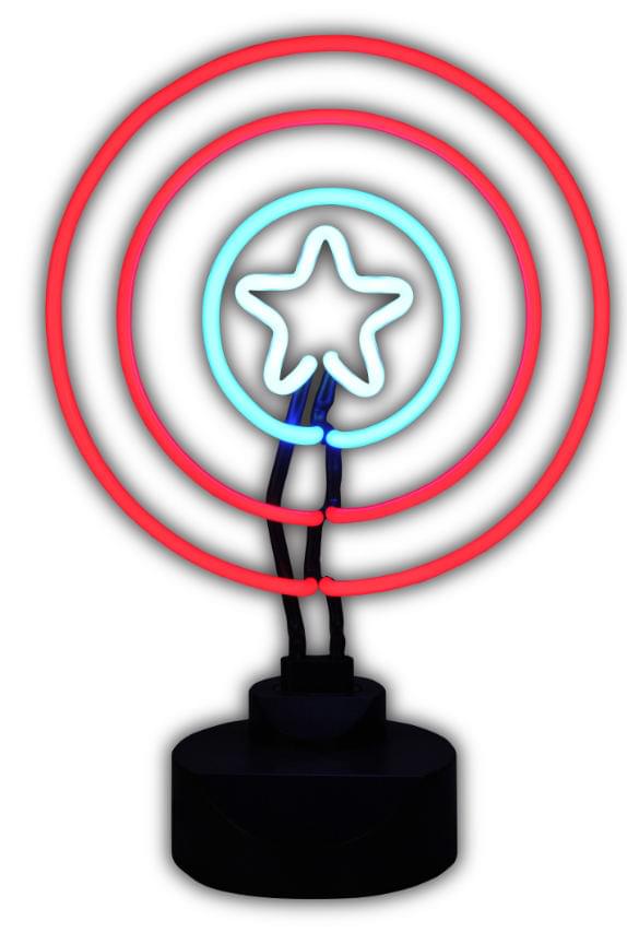 Epic Marvel Captain America Shield Neon Sign