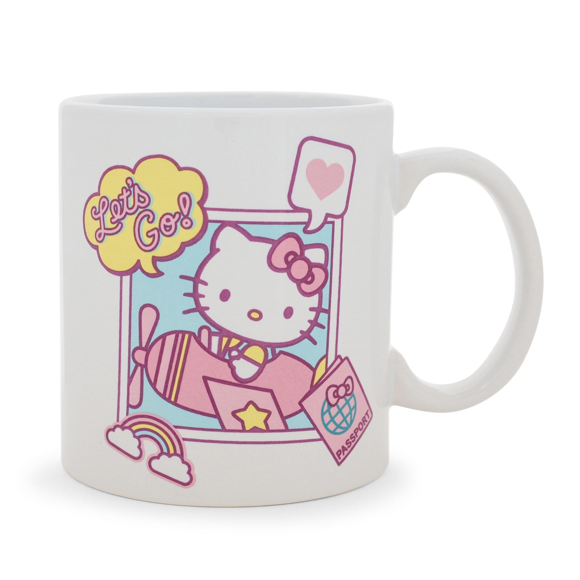 Sanrio Hello Kitty Travel-Inspired Ceramic Mug - 20 Ounce
