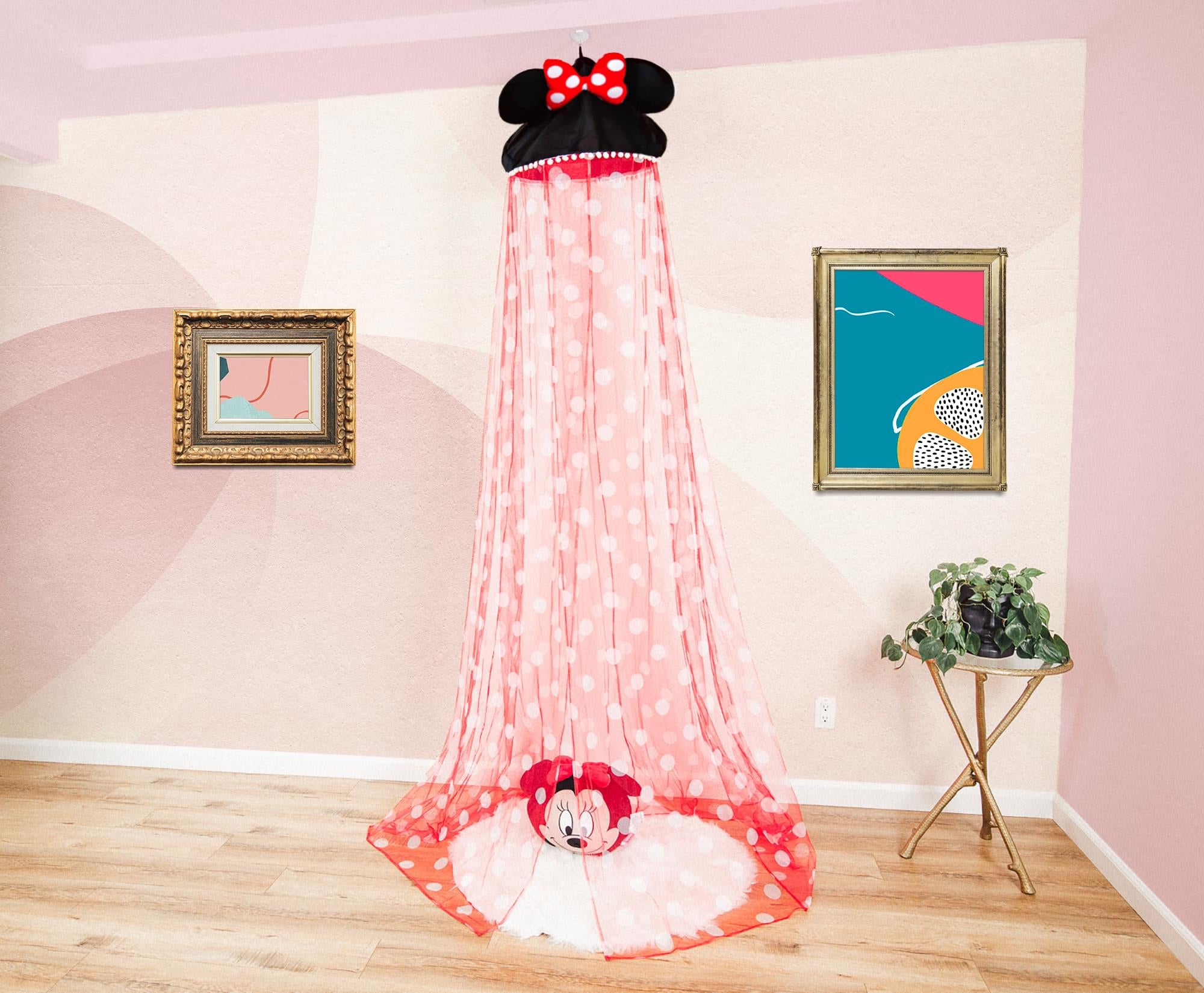 Enchanting Disney Minnie Mouse Ceiling Bed Canopy
