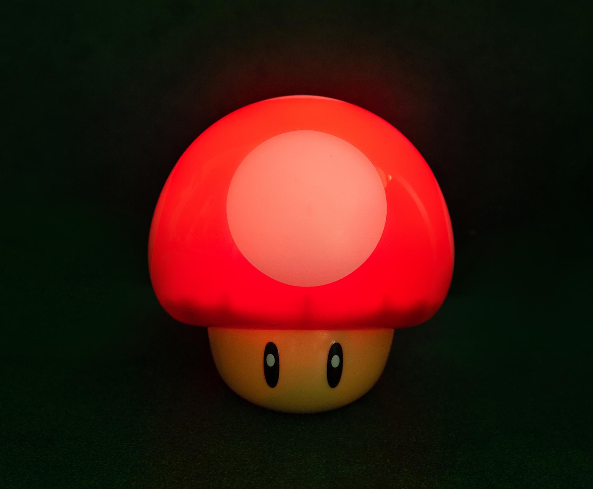 Super Mario Bros. Toad Mushroom 5-Inch Figural Mood Light with Sound - Level Up Your Space!