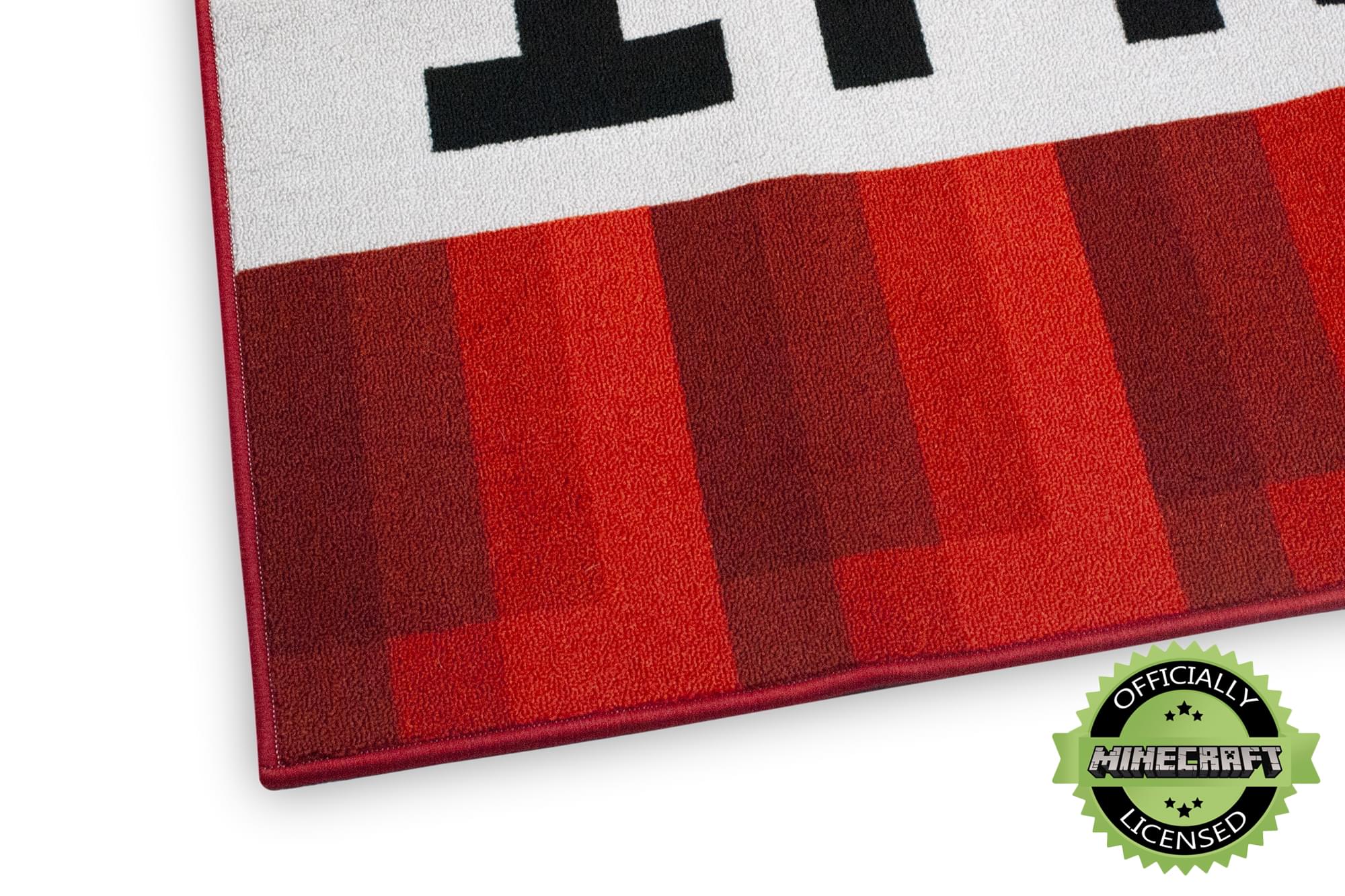 Explosive Fun! Minecraft TNT Block 39-Inch Square Area Rug