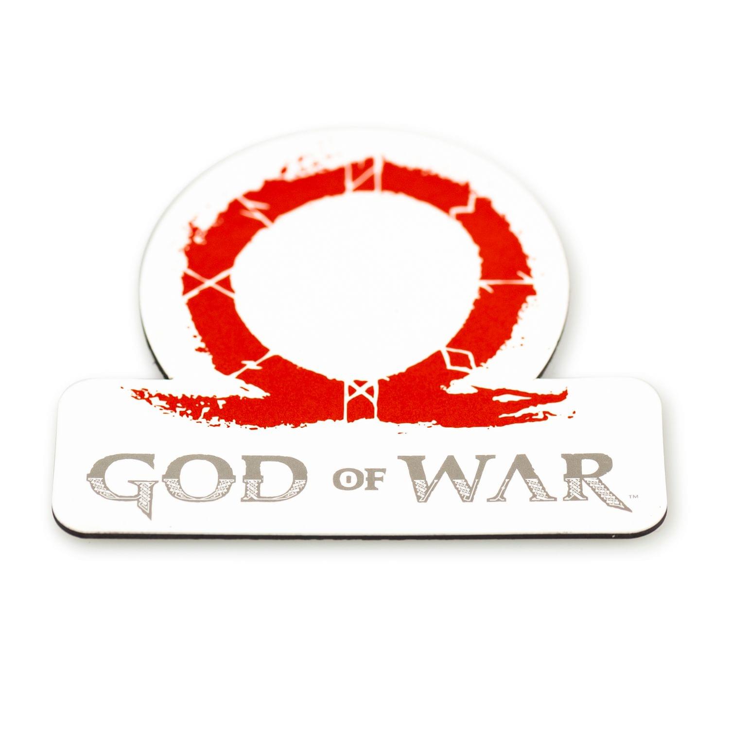 Epic God of War 2018 Omega Logo Car Magnet - Kratos and Son! A Must-Have Video Game Collectible