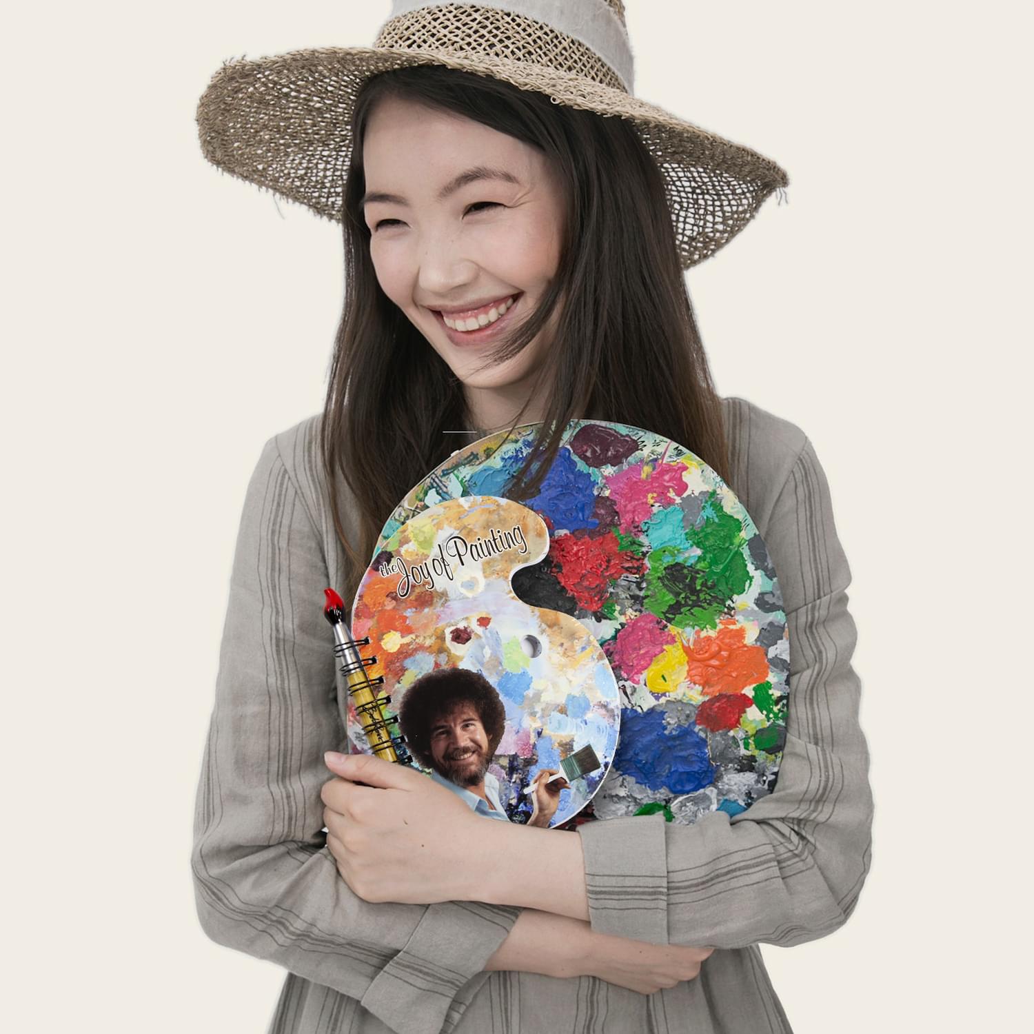 Bob Ross: The Joy of Painting Collector's Palette Journal & Brush Pen Set