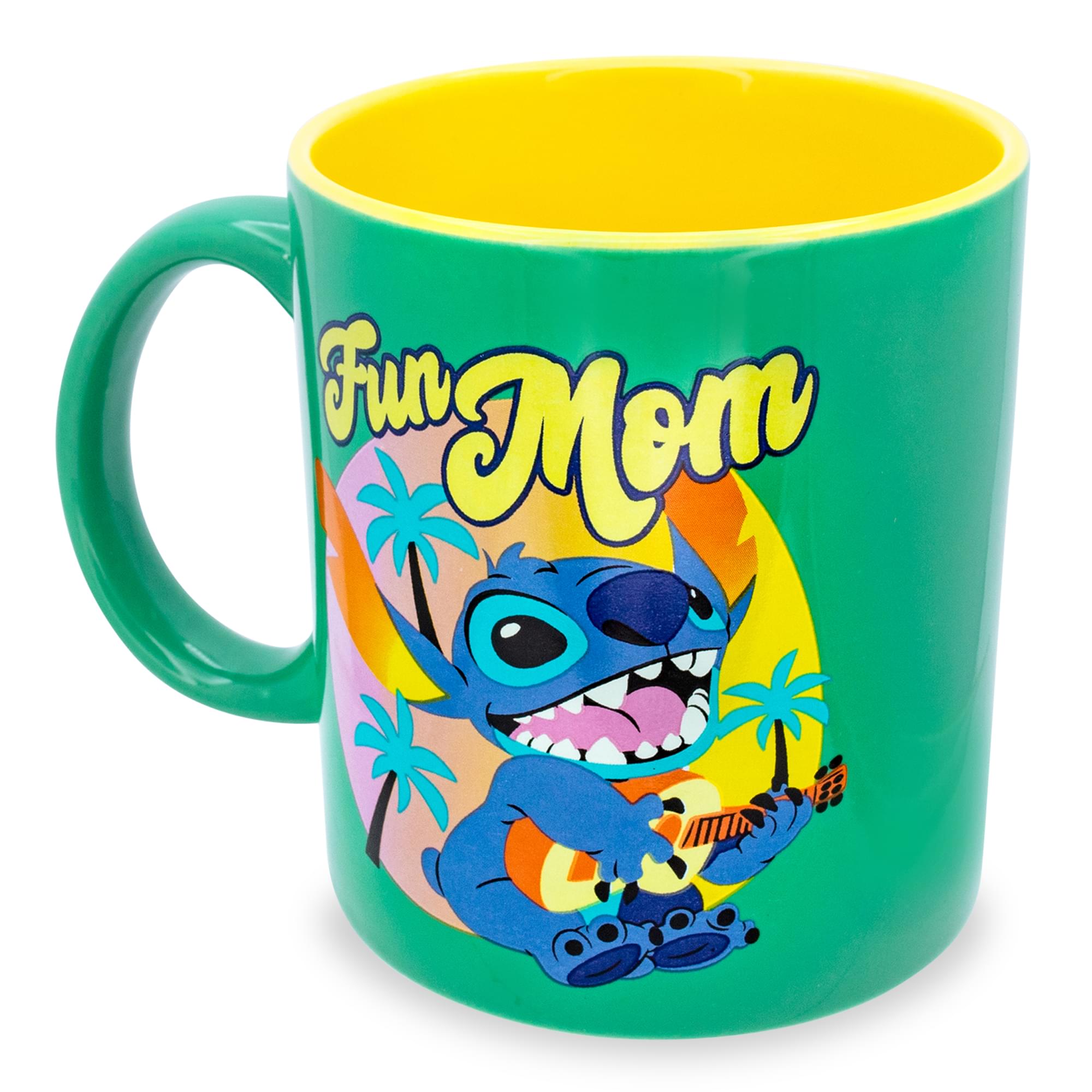 Disney Lilo & Stitch Fun Mom Ceramic Mug - 20 Ounce Paradise Sip