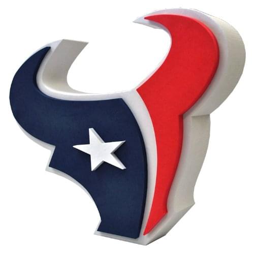 Show Your Texans Pride with 3D Foam Logo Wall Display