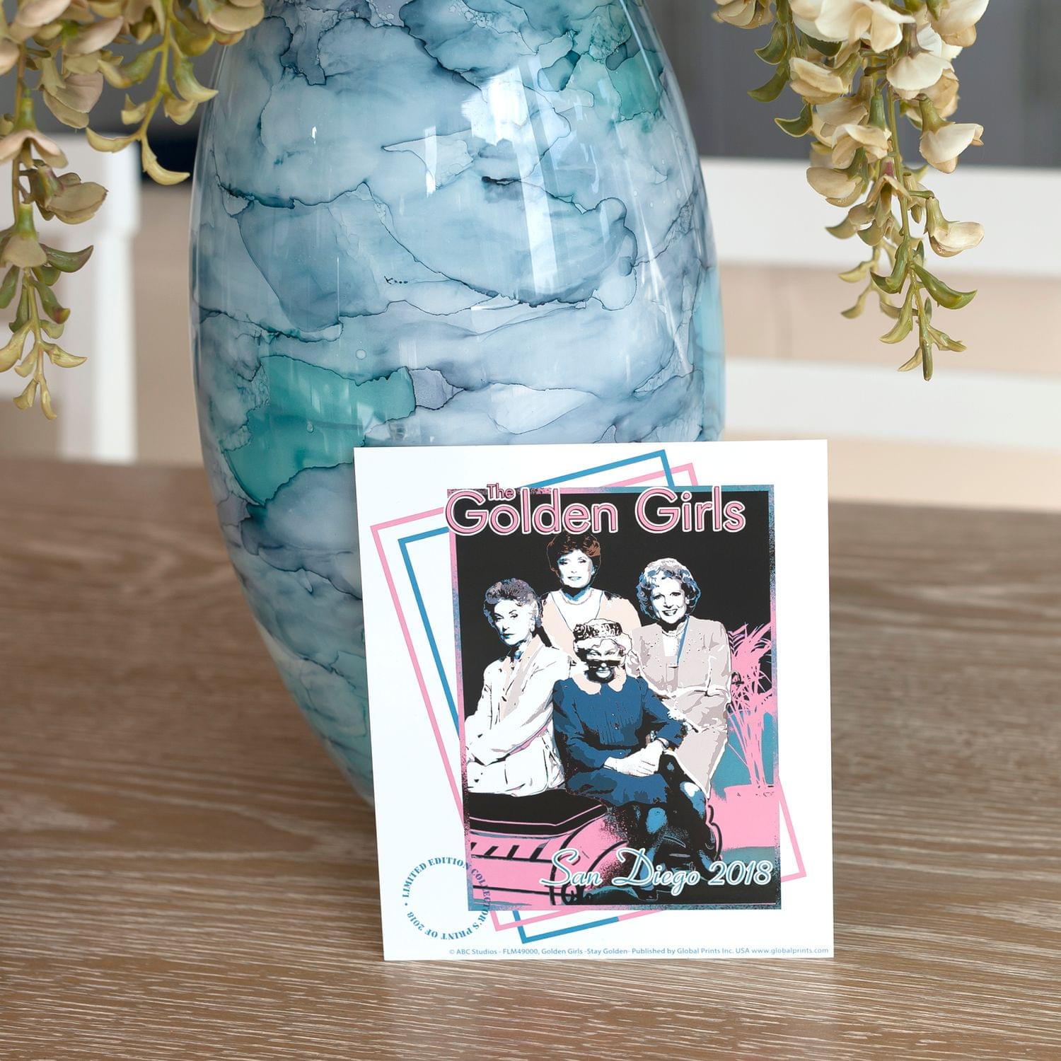 SDCC 2018 Exclusive: The Golden Girls 7 x 6 Print Poster