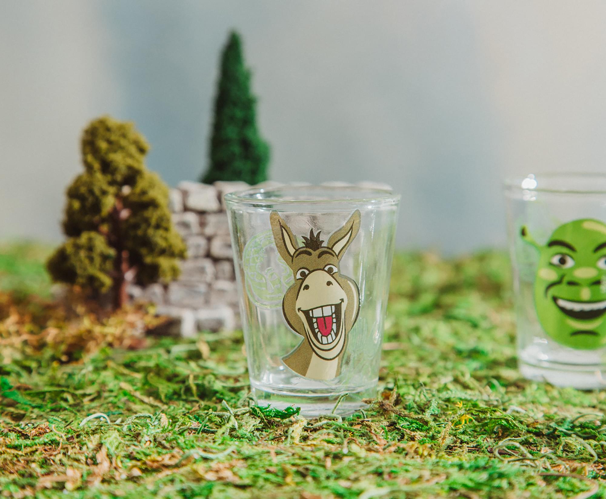 Shrek-Inspired 2-Ounce Mini Shot Glasses Set of 4