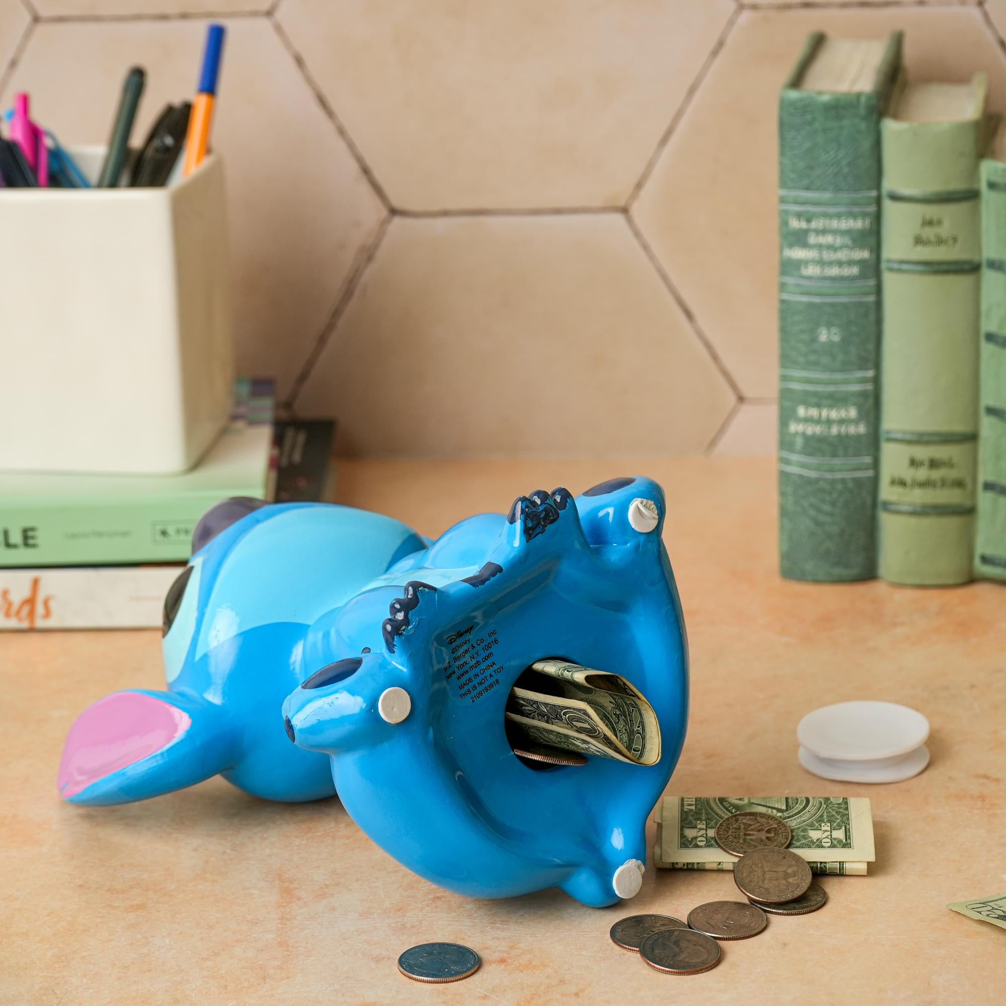 Enchanting Disney Lilo & Stitch 9-Inch Ceramic Collector Bank