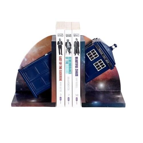 Doctor Who 6 Resin Tardis Bookends: A Time-Traveling Delight for Your Bookshelf