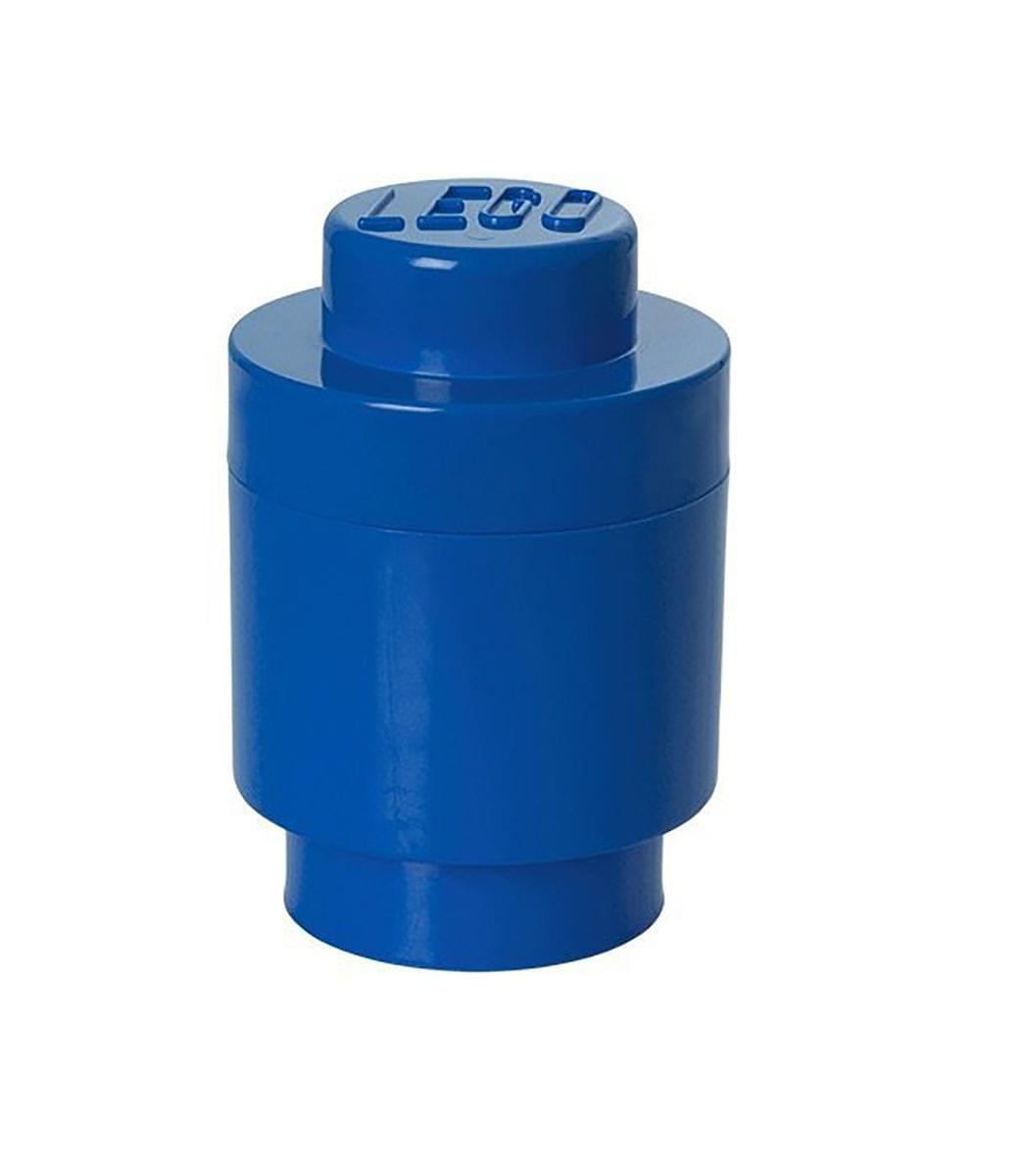 Fun & Organized: LEGO Round Storage Brick in Bright Blue