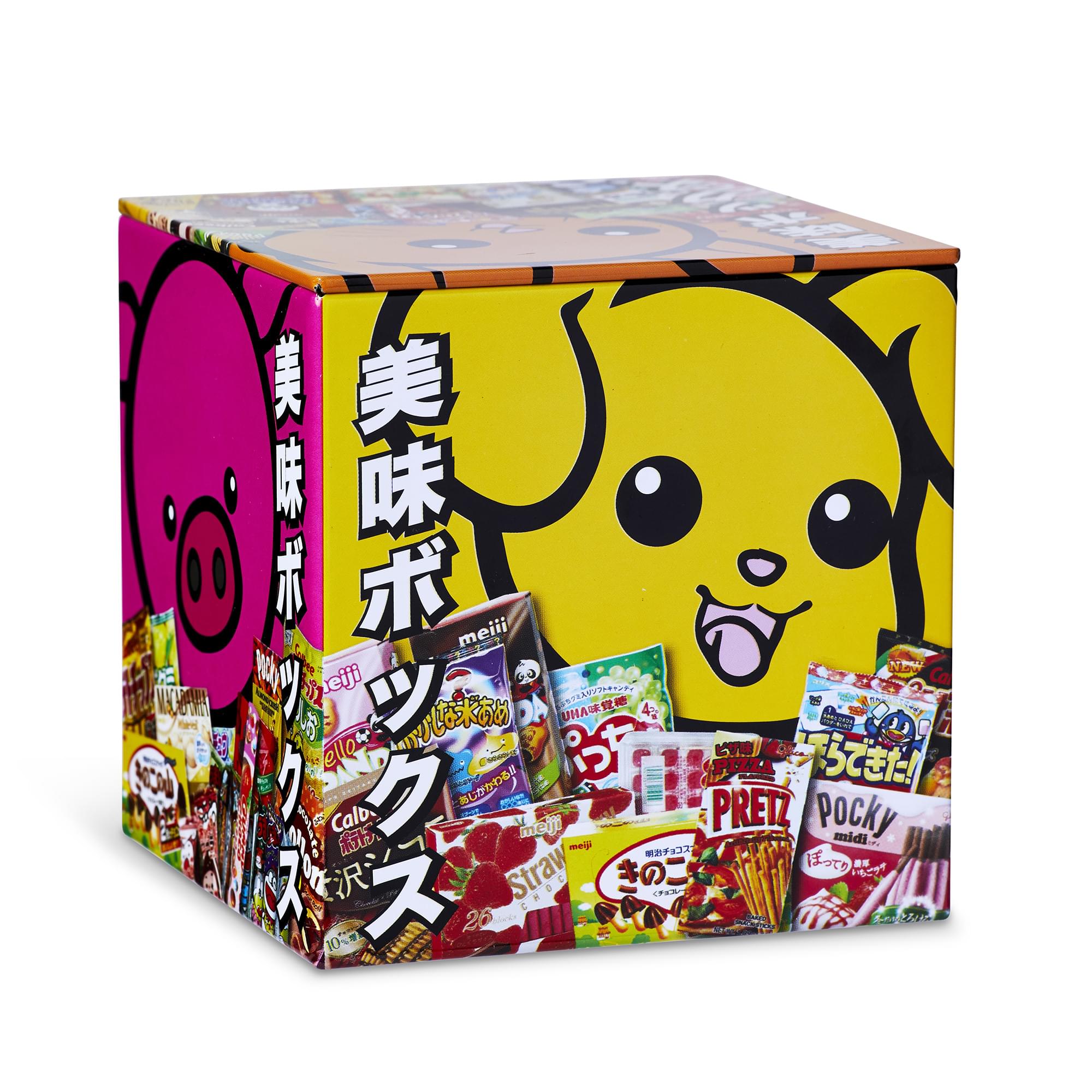 Dagashi Anime Otaku Tin Storage Box - 4x4 Inch, Ideal for Snacks and More!