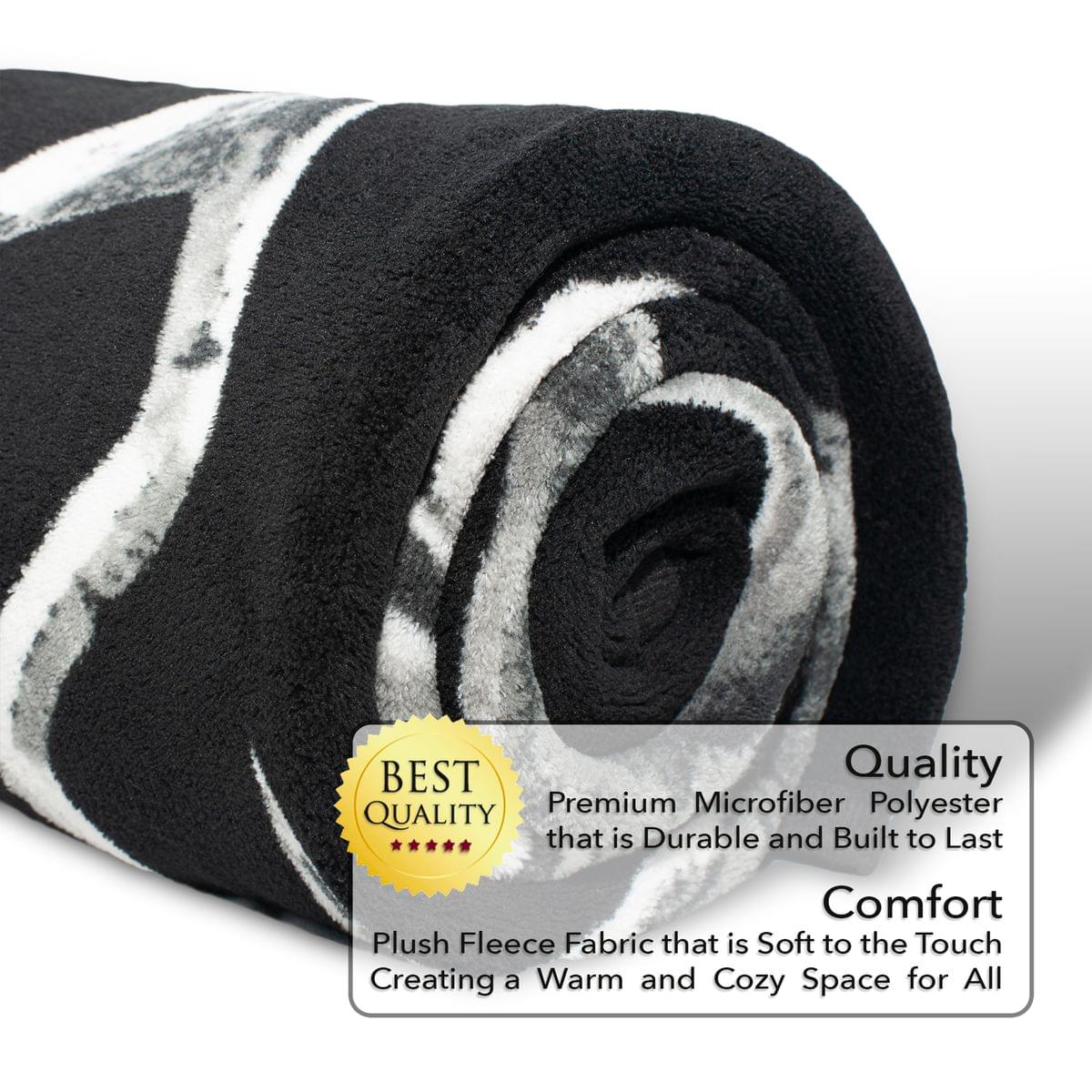 Show Your Love for Skyrim with This Dragon Emblem Fleece Throw Blanket