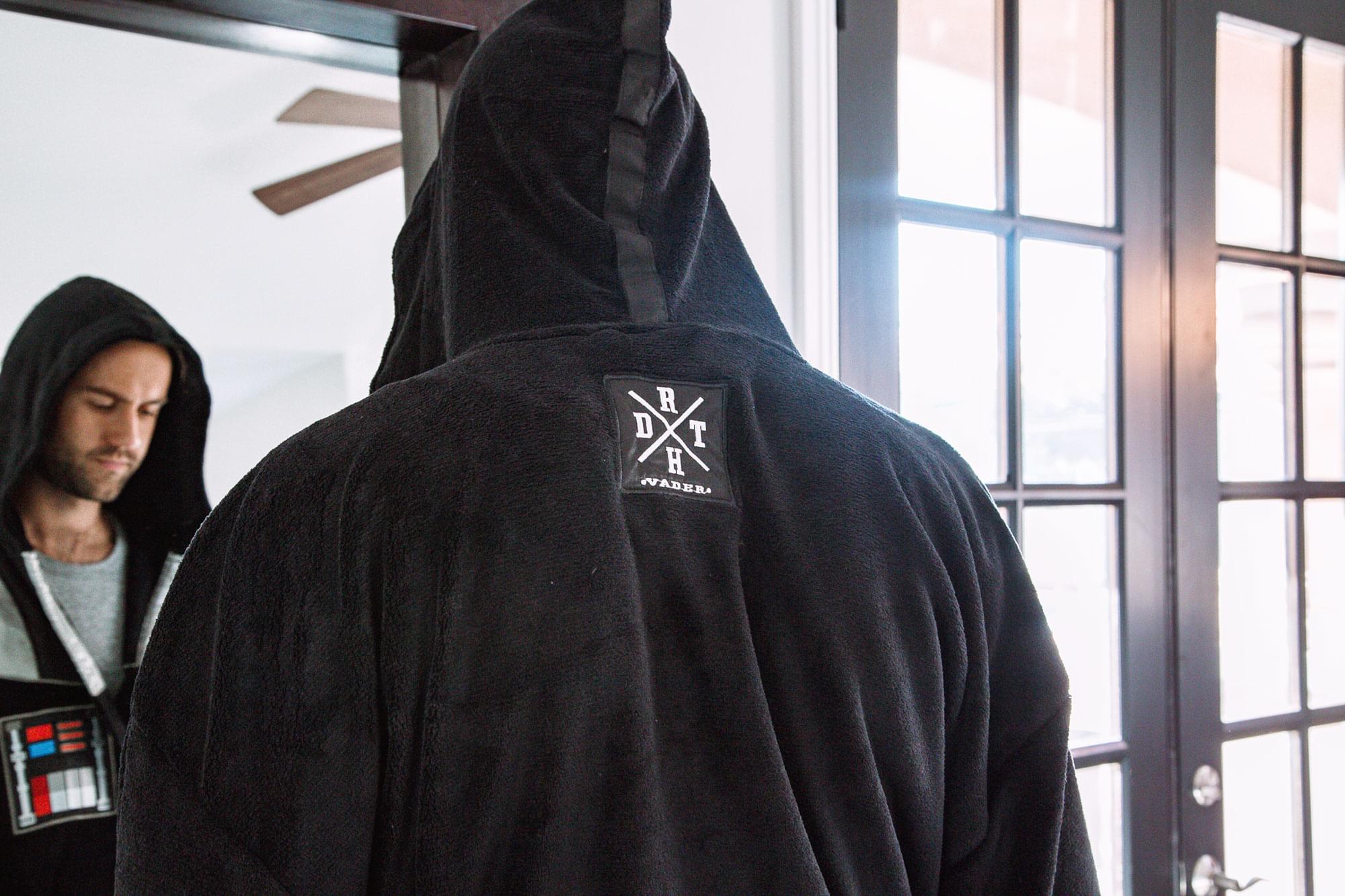 Epic Star Wars Darth Vader Hooded Bathrobe for Adults - XXL (Big & Tall)
