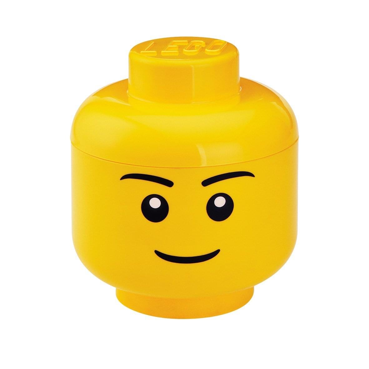 LEGO Small Storage Head - Boy: A Fun and Functional Piece for LEGO Fans