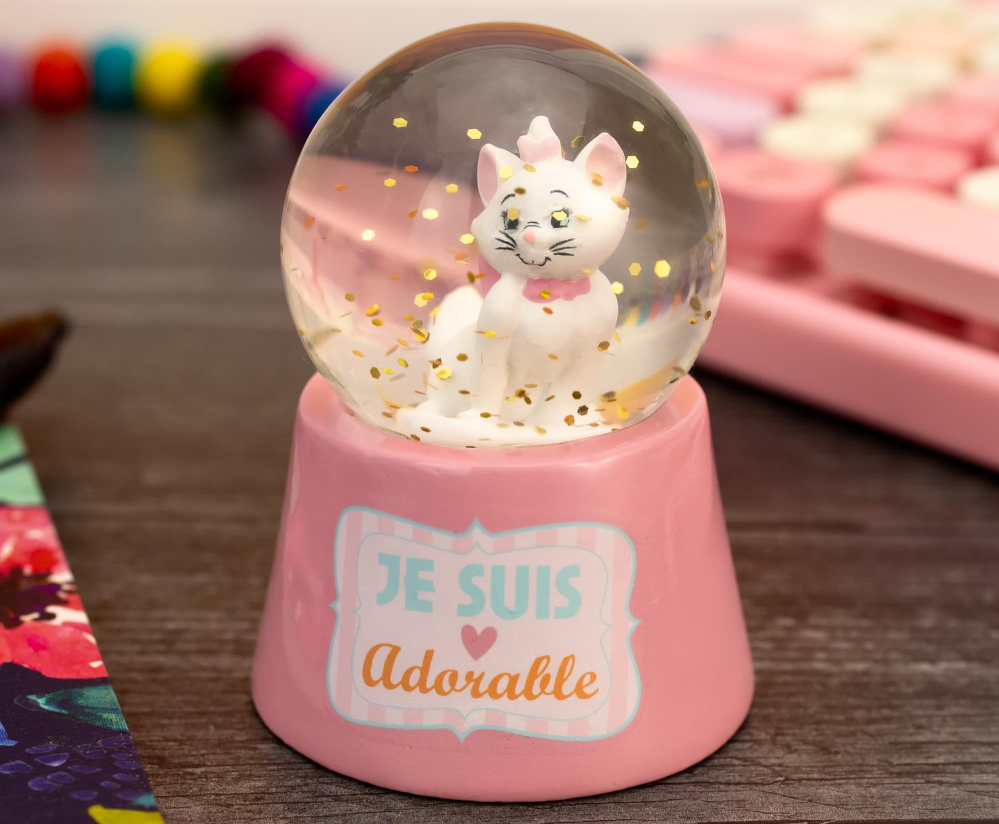 Enchanting Disney The Aristocats Marie 3-Inch Mini Snow Globe