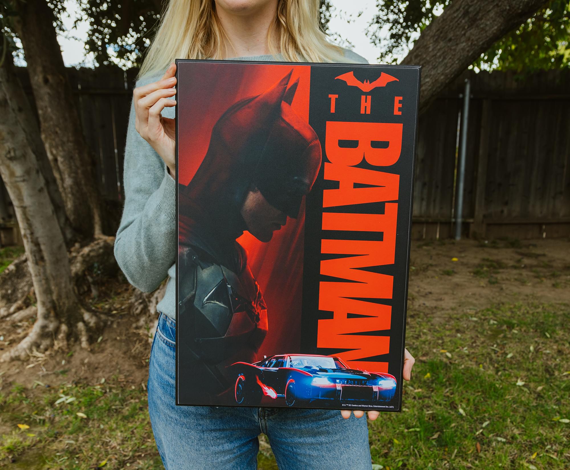 Stunning DC Comics The Batman 13 x 19 Inch Framed Wall Art