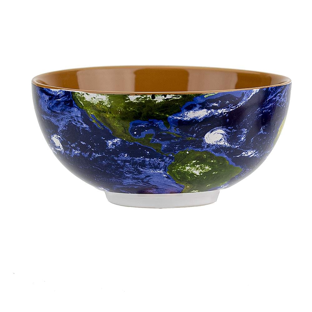 4 - Piece Earth Cross - Section Nesting Bowls Set: A Slice of the Planet on Your Table