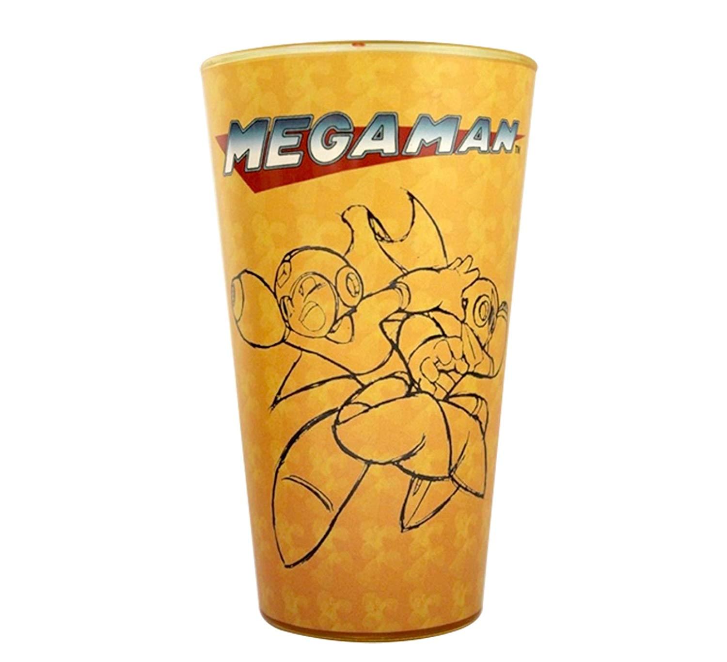 Epic Mega Man & Zero 16oz Orange Pint Glass - A Funky Treat!