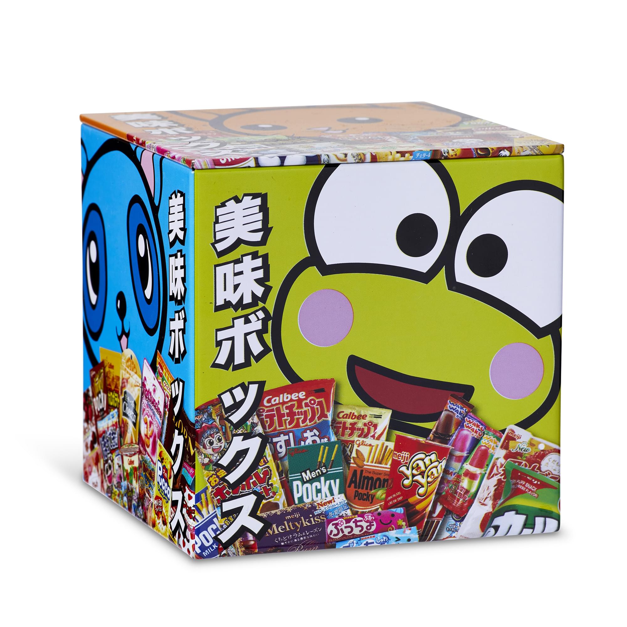 Dagashi Anime Otaku Tin Storage Box - 4x4 Inch, Ideal for Snacks and More!