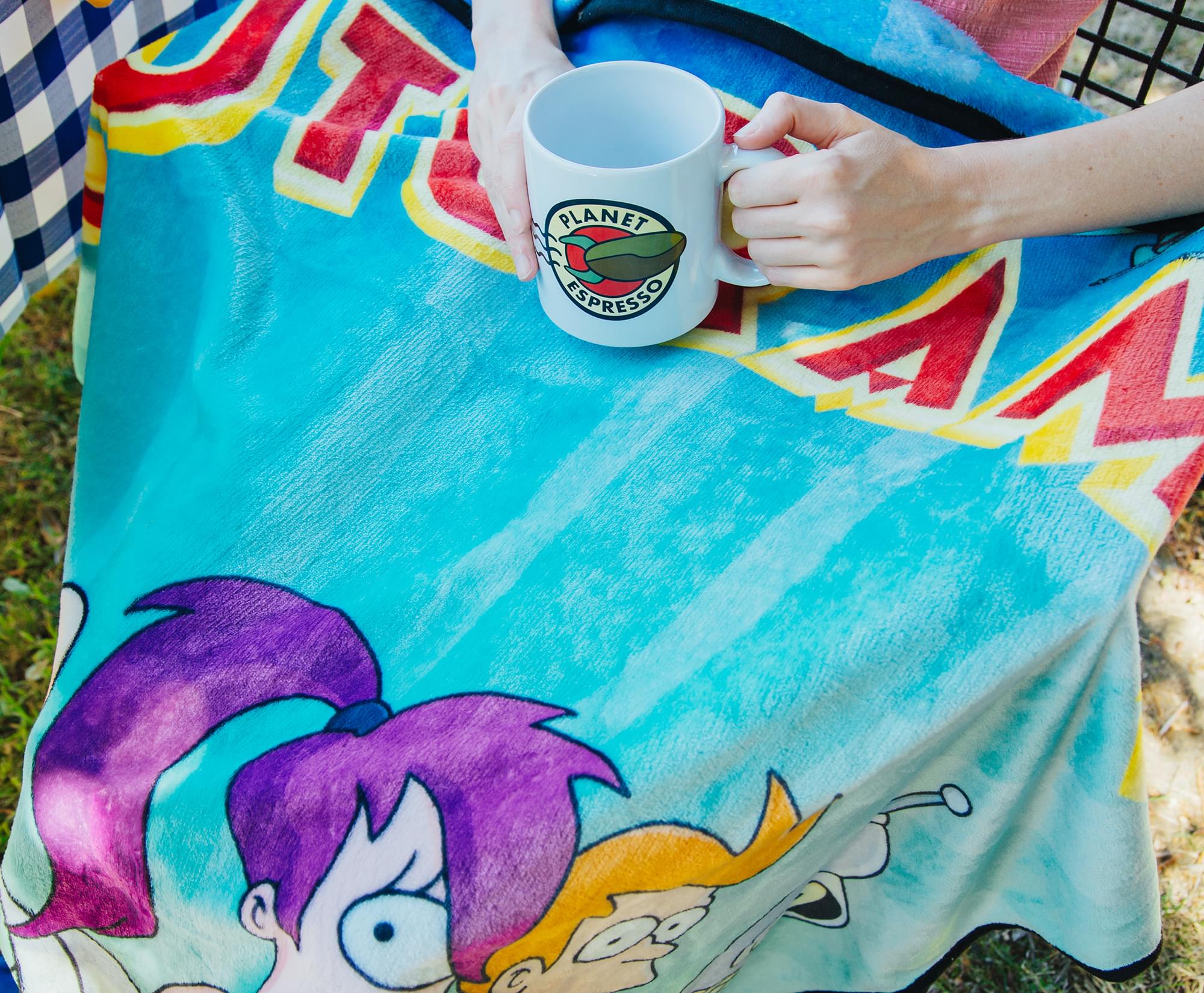 Futurama Planet Express Crew Soft Fleece Throw - 45x60 Inches