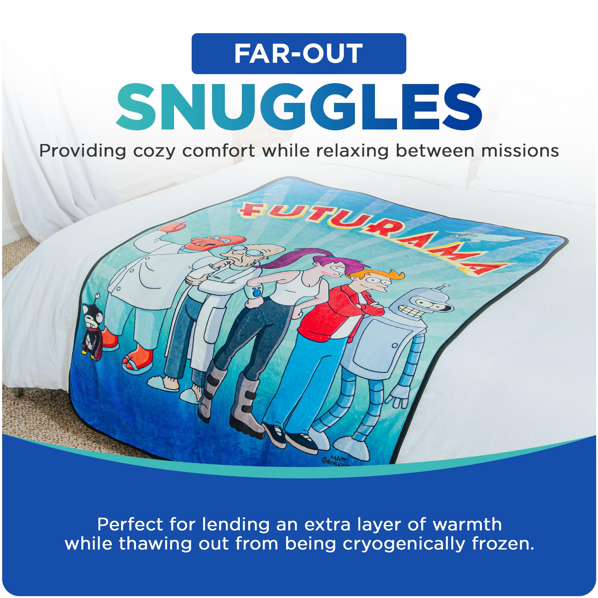 Futurama Hypnotoad Cozy Fleece Throw Blanket - 45 x 60 Inches