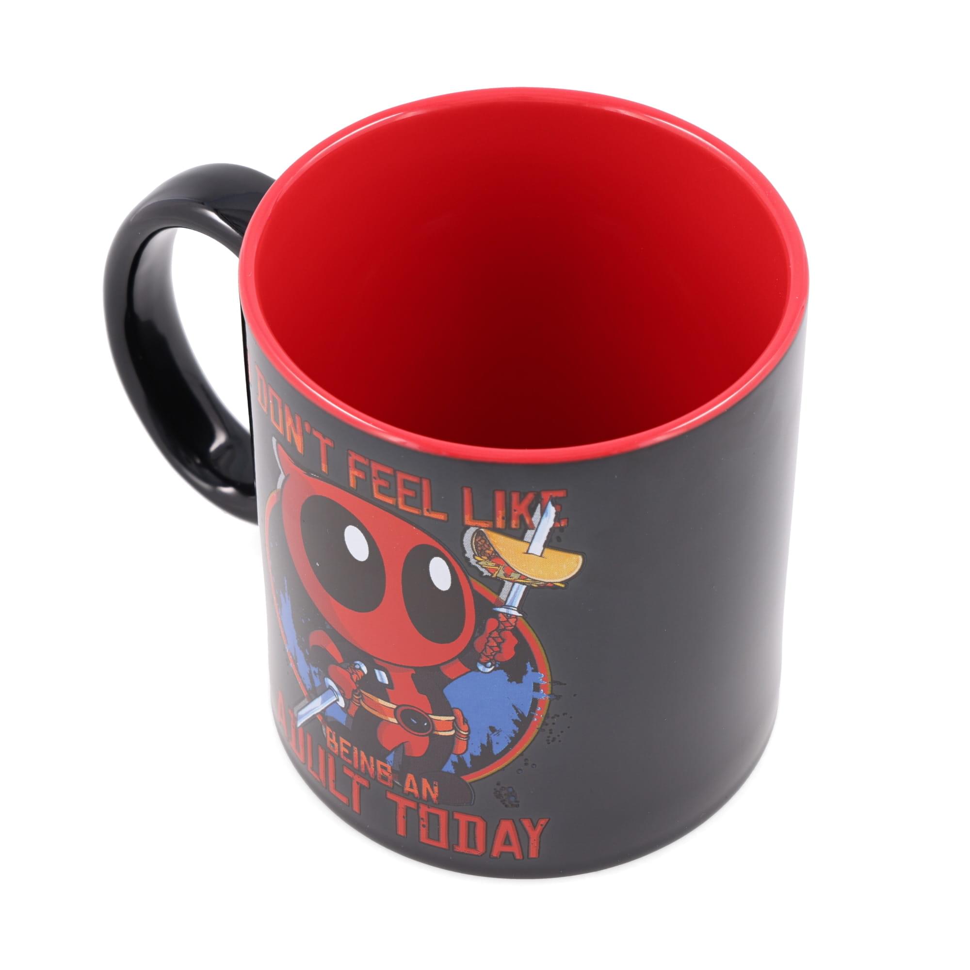 Marvel Deadpool 'Not Feelin' Adulting' Ceramic Mug - 20 Oz