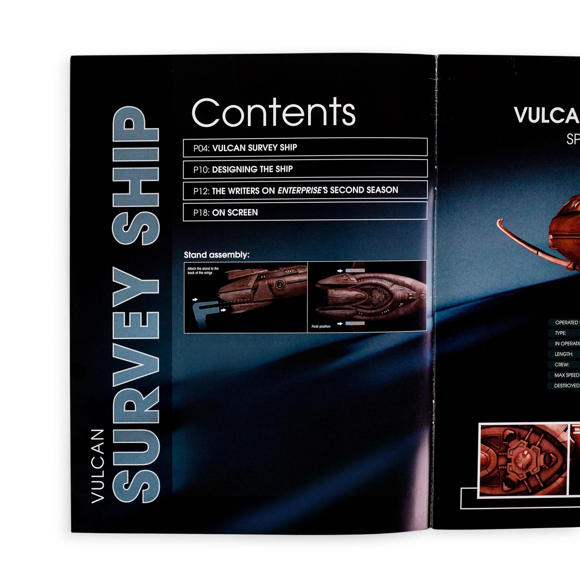 Eaglemoss Star Trek: The Astonishing Vulcan Survey Ship Magazine