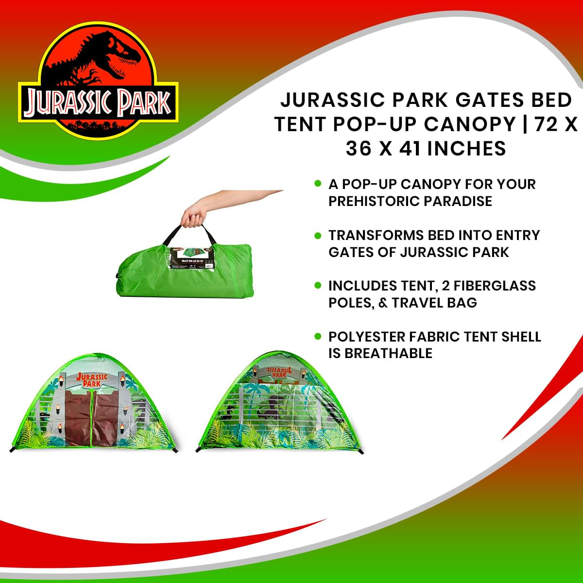 Step into Jurassic Adventure with Our Indoor Bed Tent Canopy