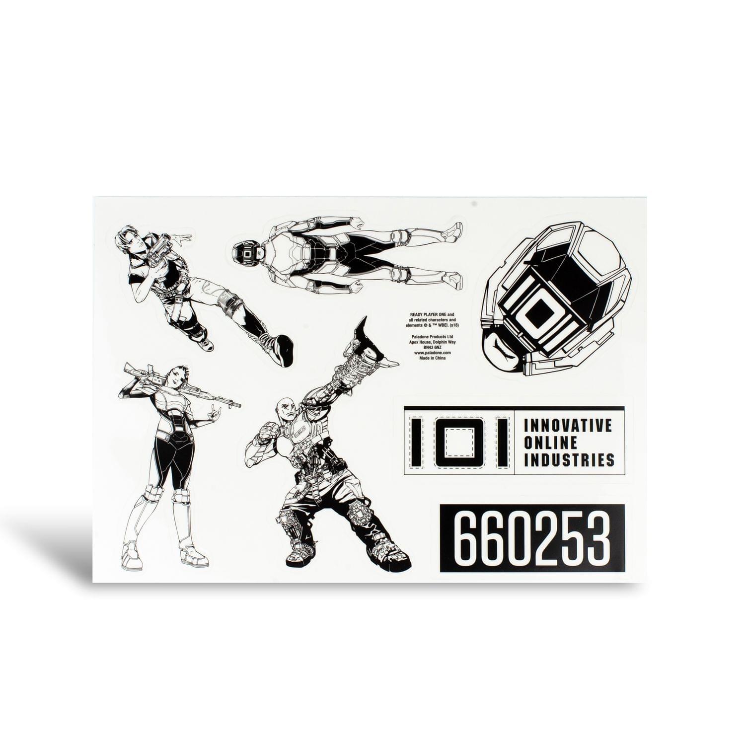 Epic Ready Player One Vinyl Gadget Decal Sticker Pack
