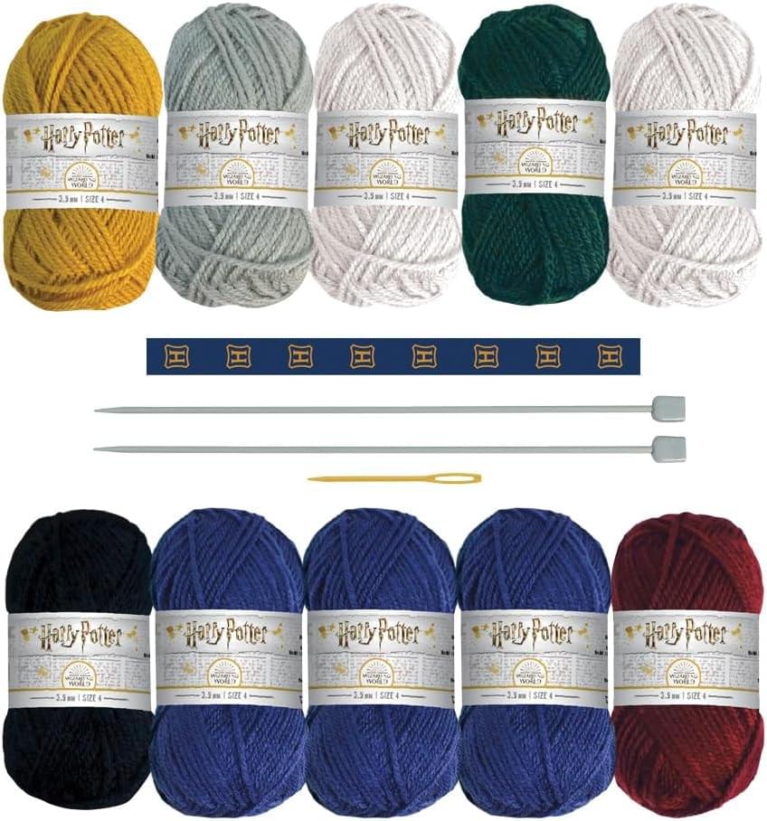 Eaglemoss Hogwarts Christmas Stocking Knit Craft Set - Magical Holiday Creation