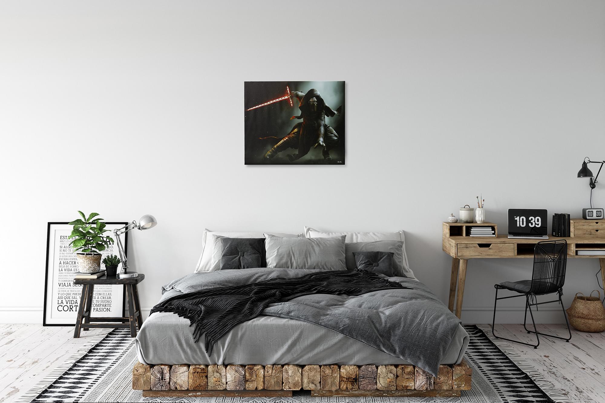 Illuminate Your Space with Kylo Ren Canvas Art