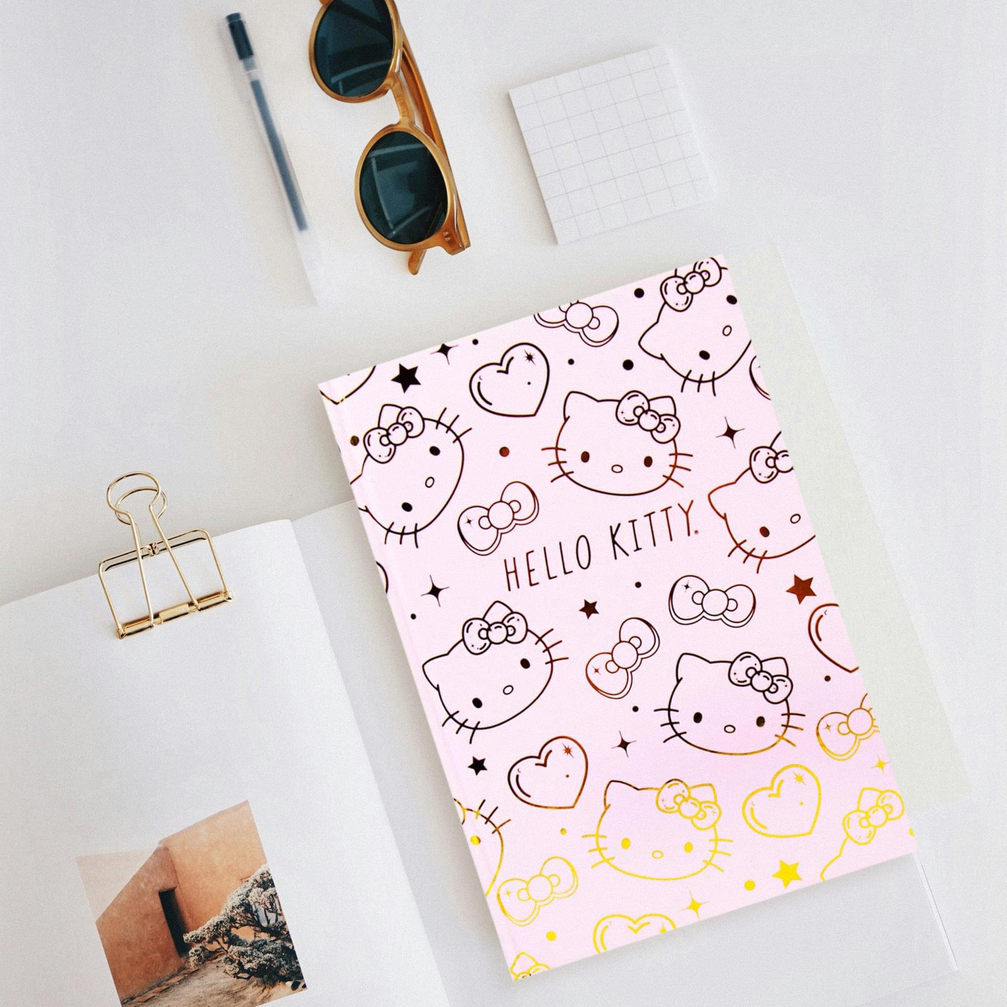 Sanrio Hello Kitty Pink & Gold Foil Dream Journal