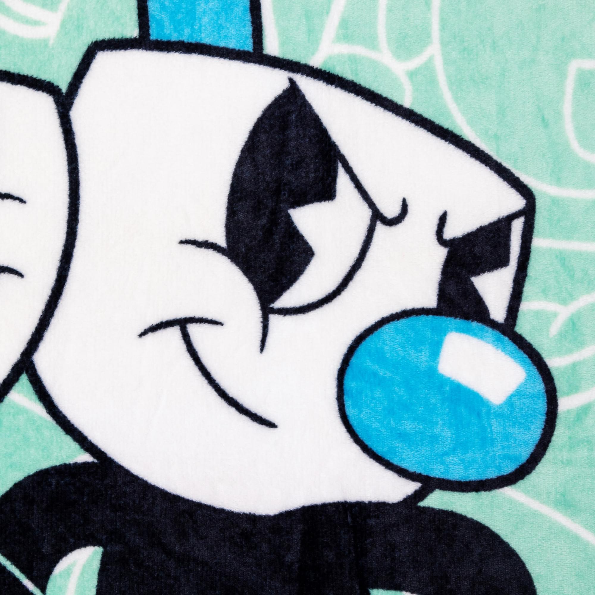 Cuphead Inspired Fleece Throw Blanket - 45 x 60 Inches