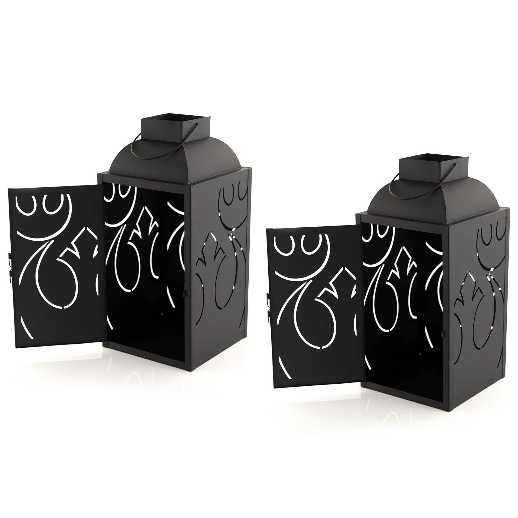 Stunning Star Wars Black Stamped Lantern Set - Rebel Insignia, 14 Inches! Get Yours Now!