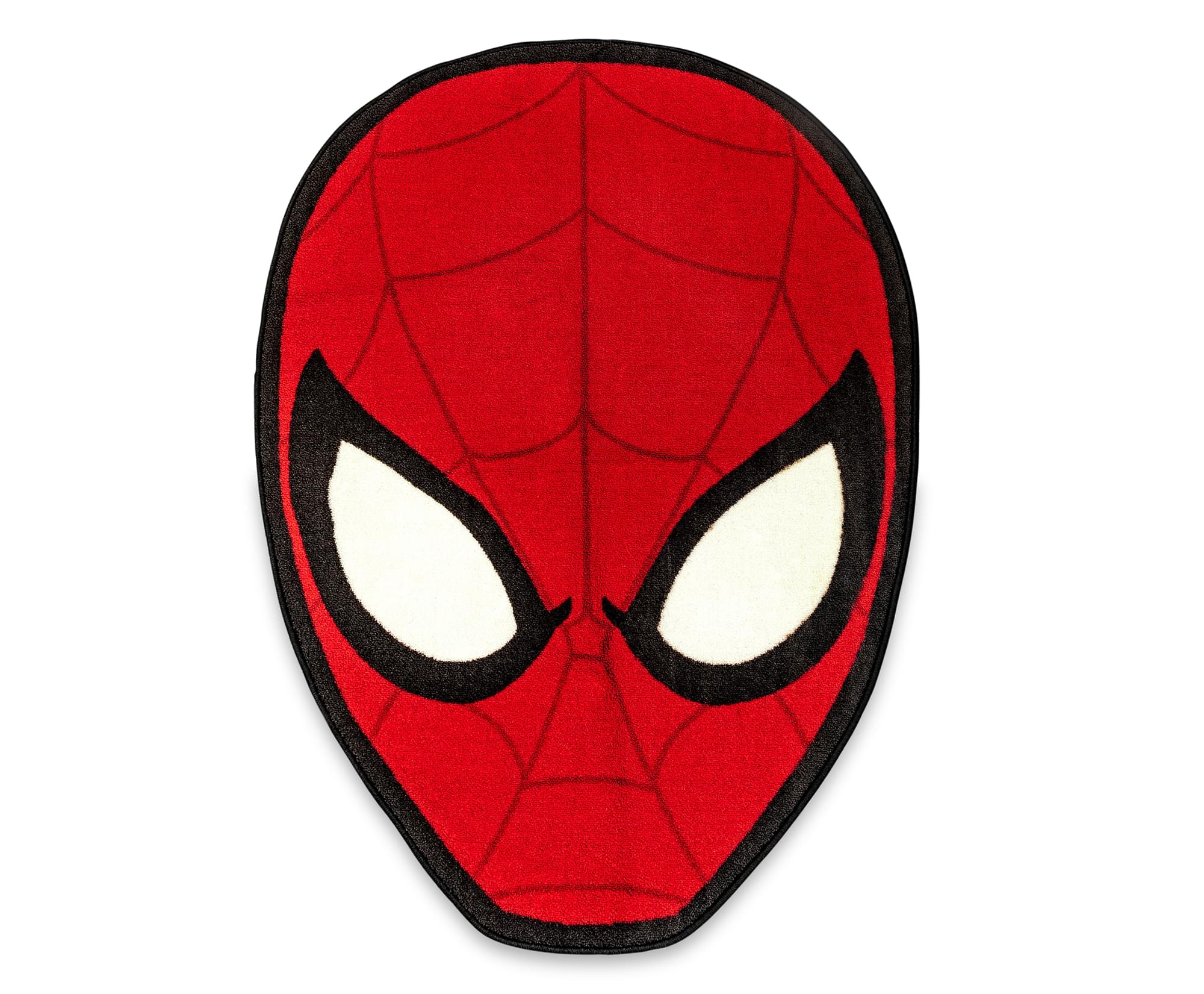 Unleash Your Inner Spider-Man with This Awesome Mask-Printed Area Rug!