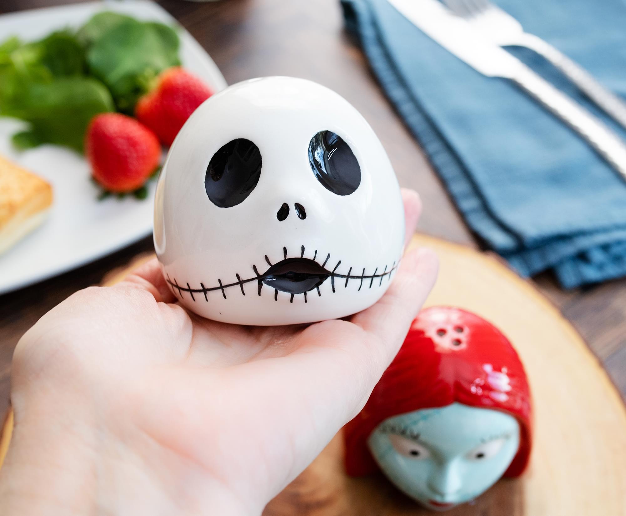 Tim Burton's The Nightmare Before Christmas Jack and Sally Salt & Pepper Shaker Set
