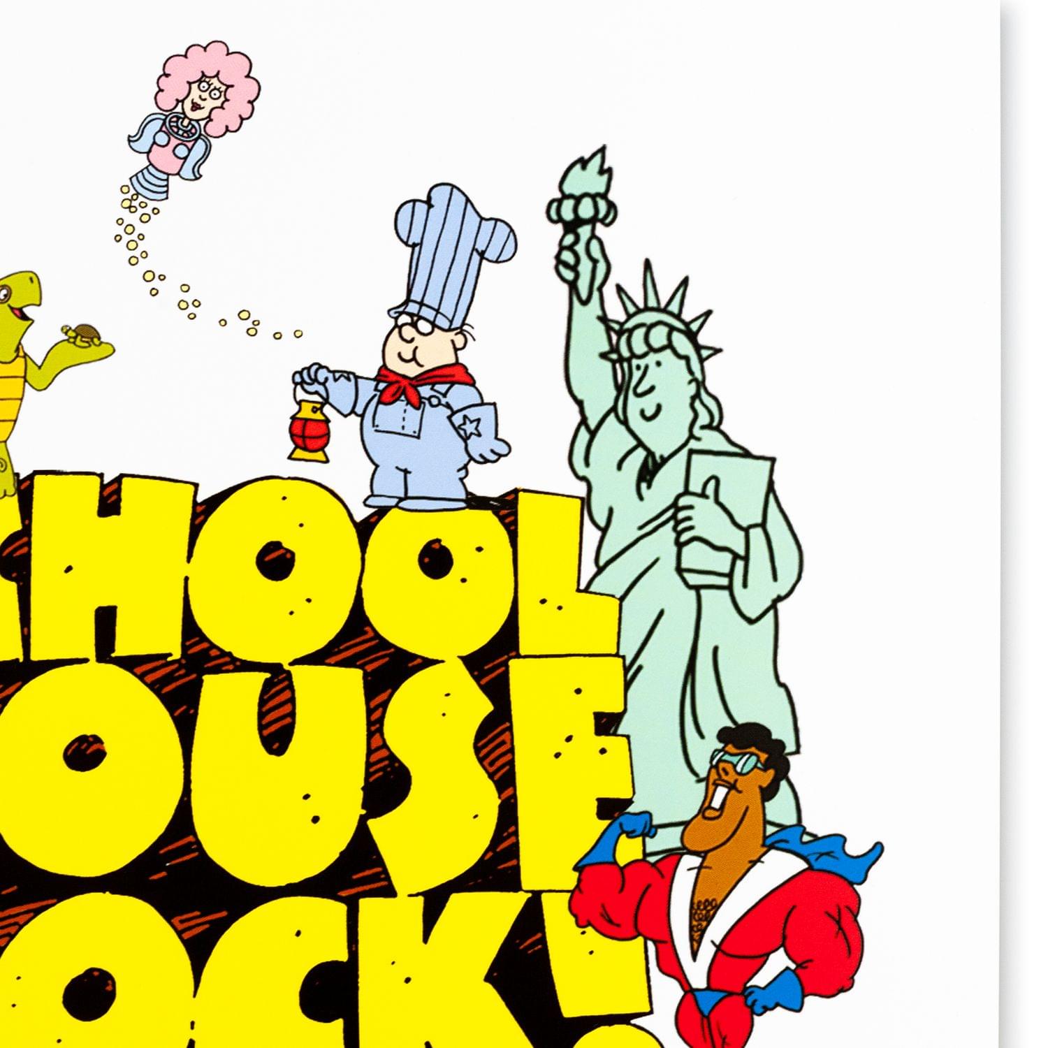 Exclusive SDCC Schoolhouse Rock 11x14 Print Poster - A Blast from the Past!